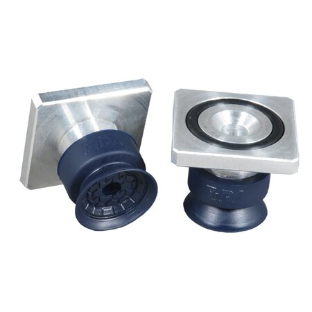 Fipa Bell shaped vacuum cup diam. 22 mm, NBR blue, with R-Adapter 103.022.151.1